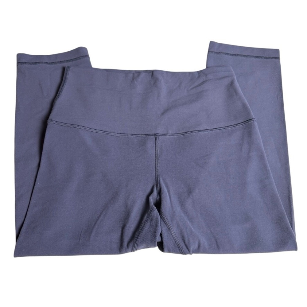 Lululemon Womens Align High‎ Rise Crop 21 4 Gray Purple Yoga Leggings